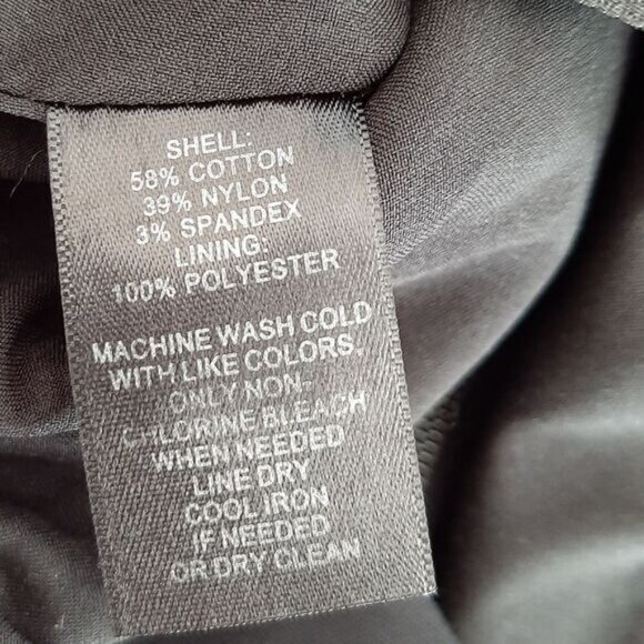 WHBM Classic Defined Waist Sheath Dress Knee Length Black Sz 6 - Picture 16 of 16